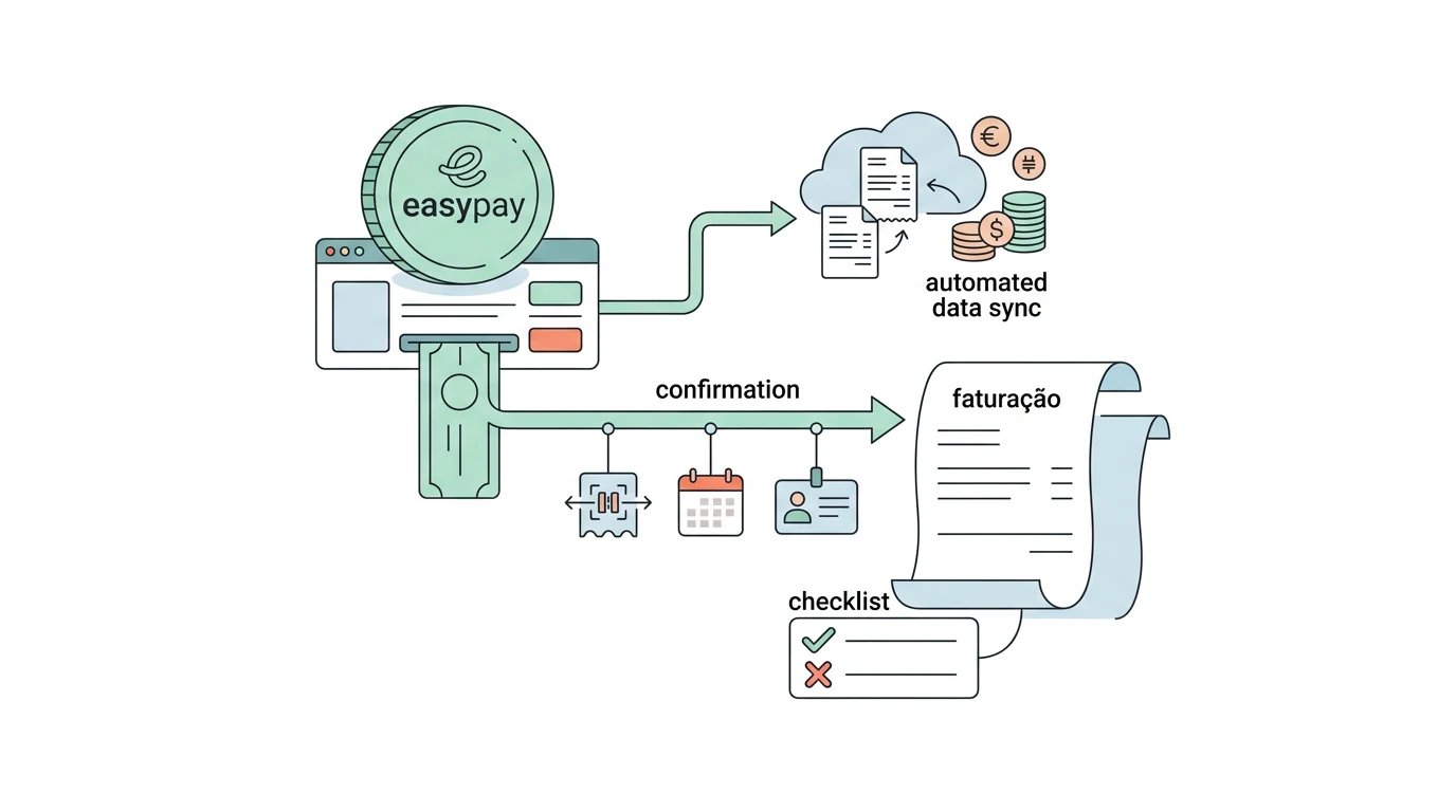 Como ligar a easypay à faturação quando um pagamento é confirmado?