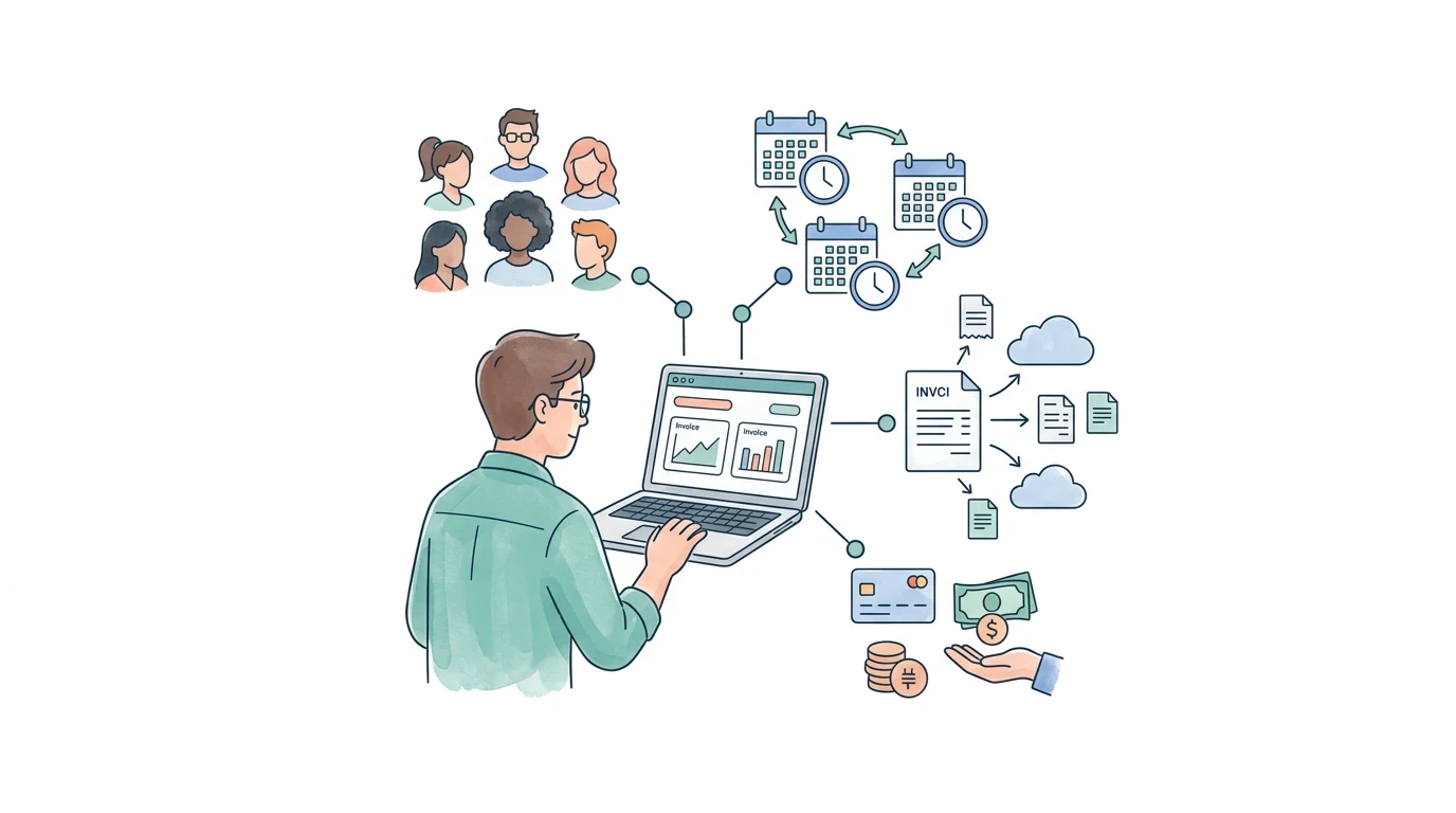 Como ligar a Mentorflow à faturação de alunos e sessões?