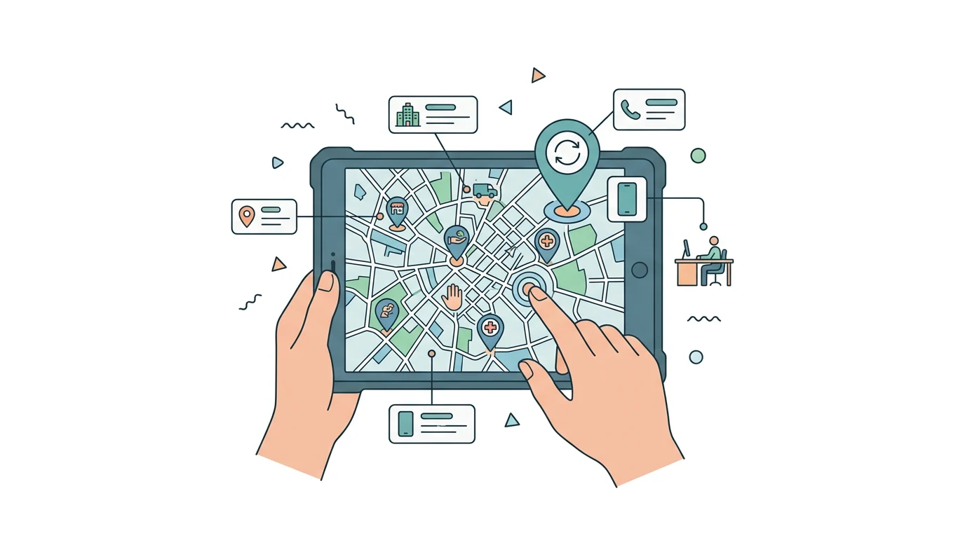 Como manter mapas e contactos atualizados numa app de Proteção Civil?