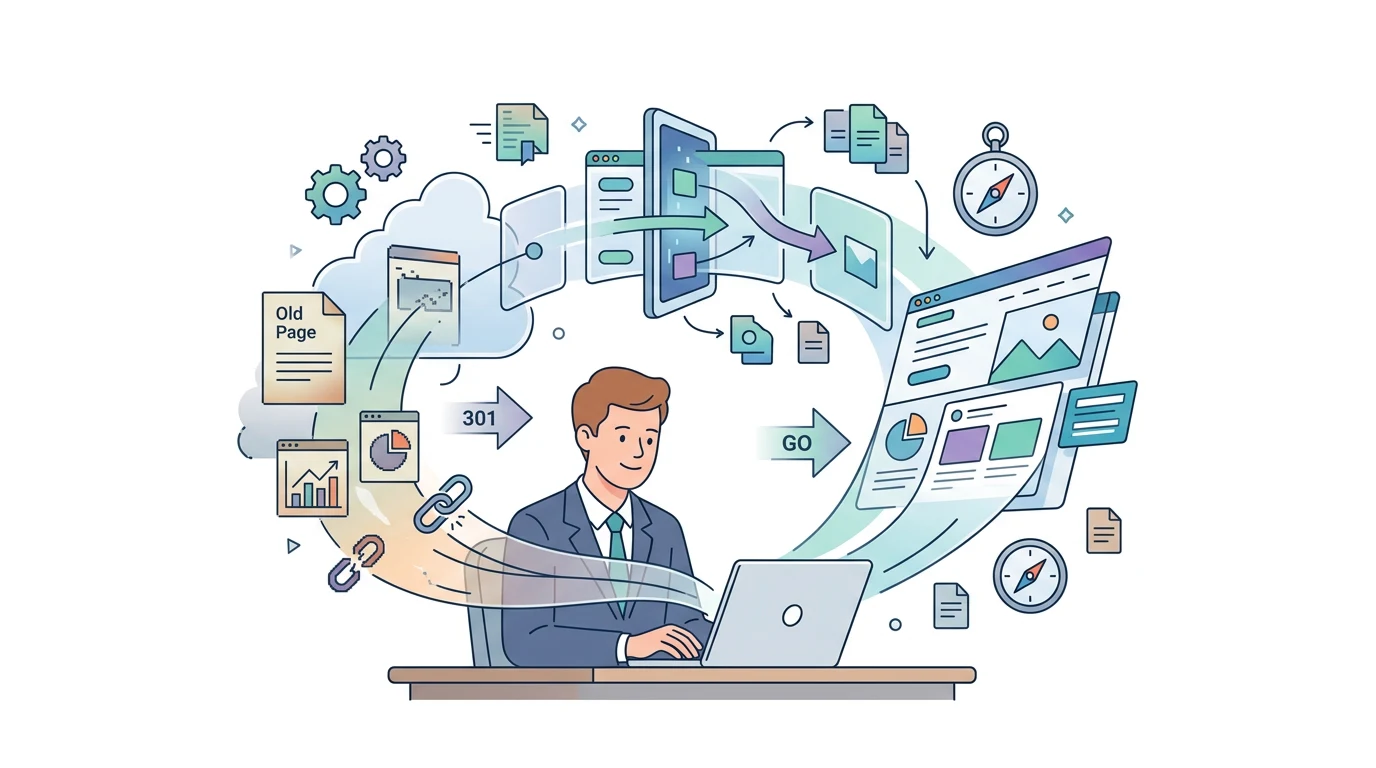 How do I redesign my business website without losing important Google pages?