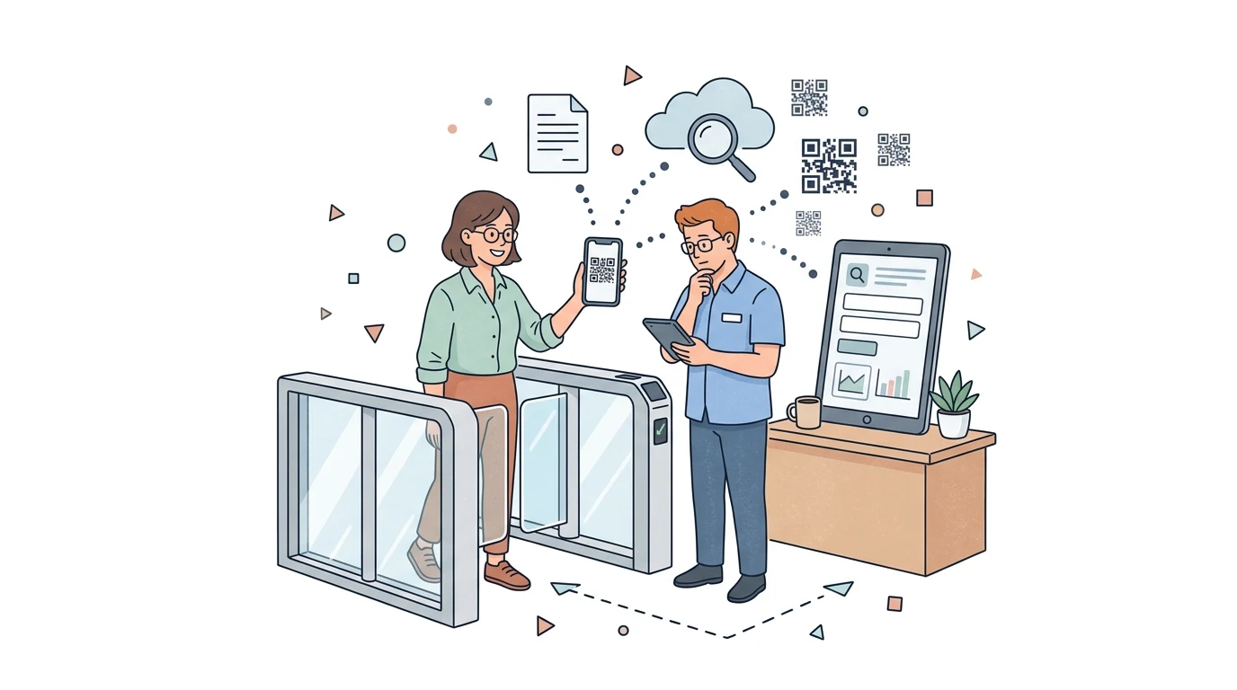 O que fazer quando o QR code FareHarbor não é lido à entrada?
