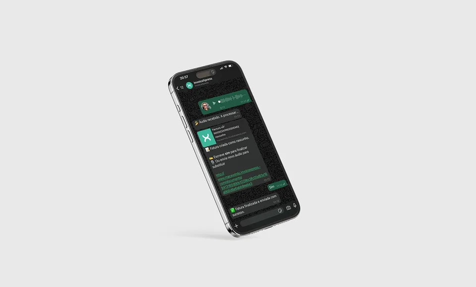 Apresentação do projeto de faturação por voz Voice 2 Invoice